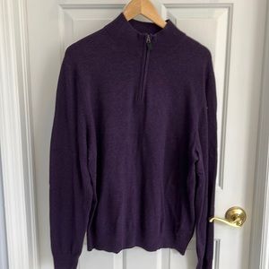 NWT Men’s quarter zip sweater